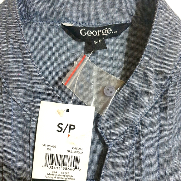 Denim Tunic Blouse - Picture 2 of 4